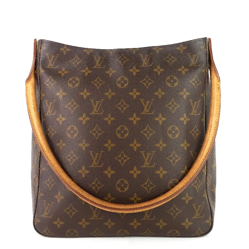 Louis Vuitton Speedy bags in monogram canvas for a classic lookLooping GM Monogram Canvas Shoulder Bag