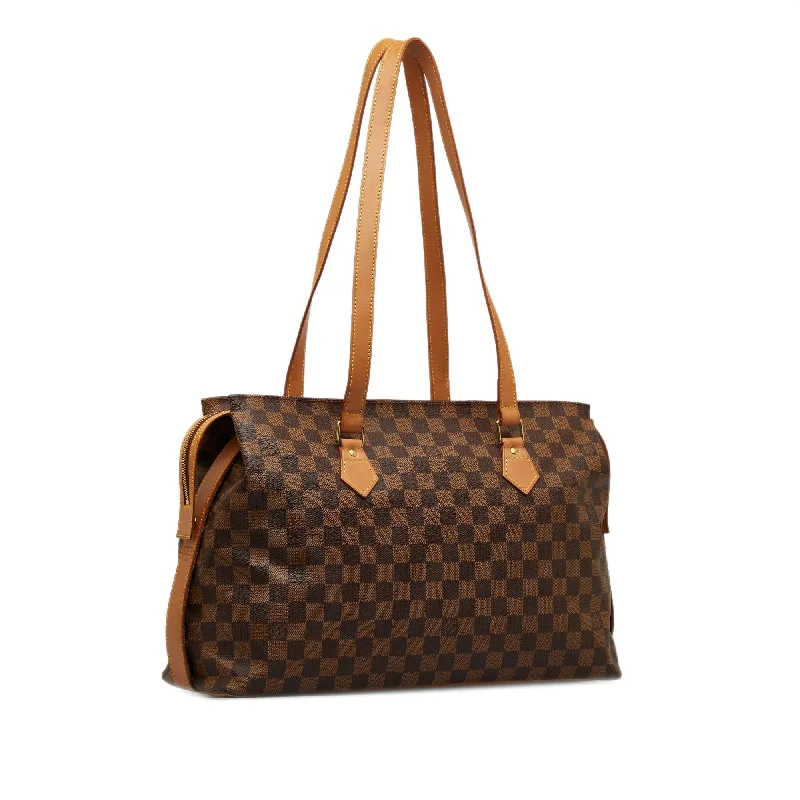 Louis Vuitton Speedy bags in monogram canvas for a classic lookLOUIS VUITTON Damier Ebene Columbine Shoulder Bag