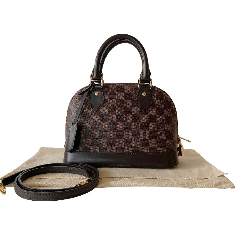 Louis Vuitton Twist bags with a snakeskin - effect panel for a bold lookLouis Vuitton Damier Ebene Alma BB