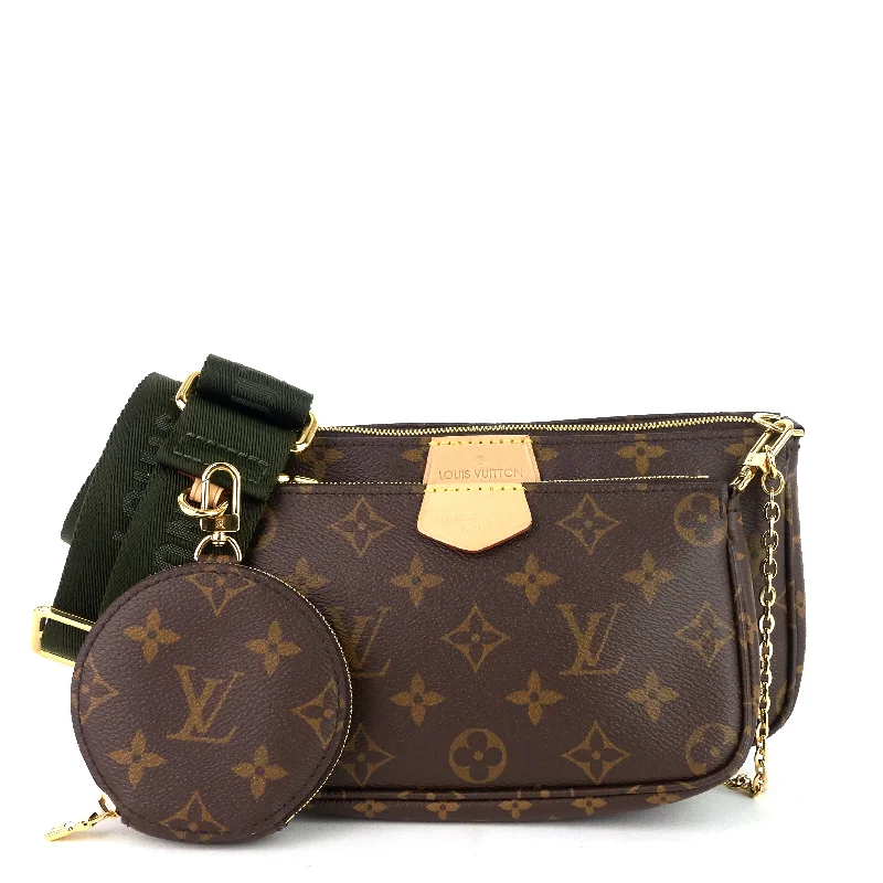 Louis Vuitton Petite Malle bags with a hard - shell structure for uniquenessMulti Pochette Accessoires Monogram Canvas Bag