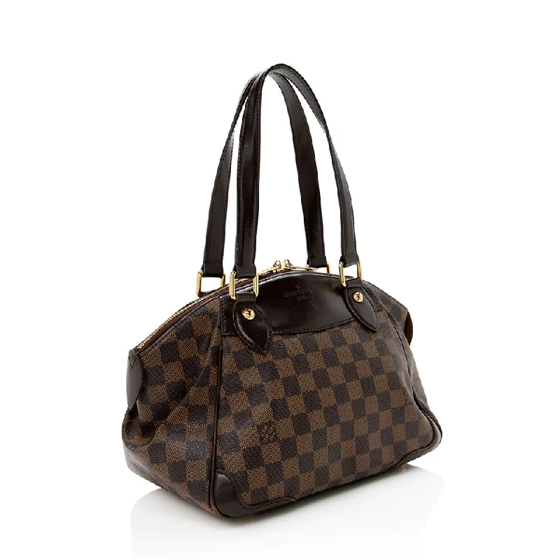 Louis Vuitton Capucines bags with smooth calfskin leather for luxuryLouis Vuitton Damier Ebene Verona PM Shoulder Bag (15080)