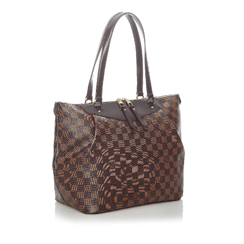 Louis Vuitton bags with a detachable mobile phone holder for convenienceLouis Vuitton Damier Ebene Westminster GM (32515)