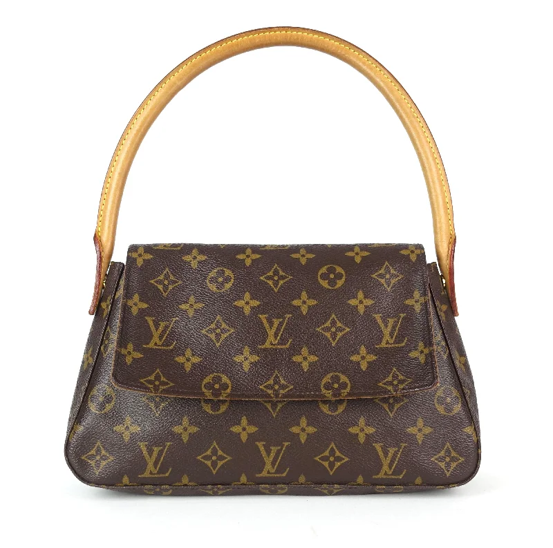 Louis Vuitton handbags with a metal - framed clasp for durabilityMini Looping Monogram Canvas Handbag