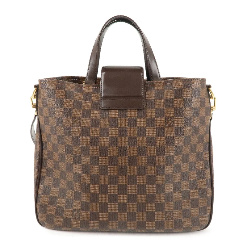 Louis Vuitton backpacks with a sleek, minimalist design for styleLouis Vuitton Damier Cabas Rosebery 2Way Bag Hand Bag N41177