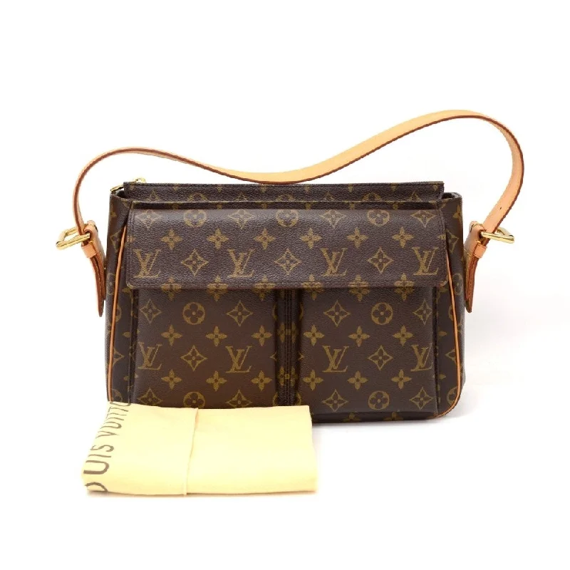 Louis Vuitton backpacks with a multi - pocket organization for functionalityViva Cite GM Monogram Canvas Shoulder Bag