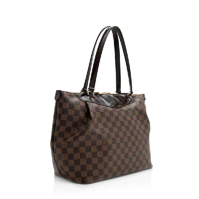 Louis Vuitton backpacks with a sleek, minimalist design for styleLouis Vuitton Damier Ebene Westminster GM Tote (21561)