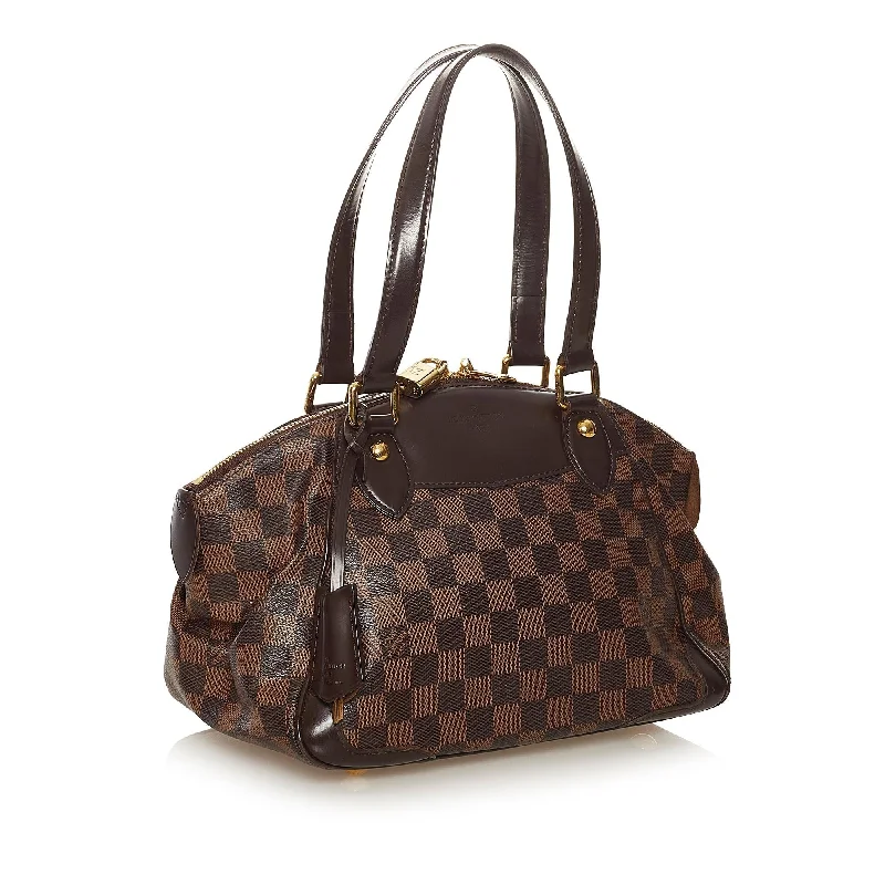 Louis Vuitton backpacks with a sleek, minimalist design for styleLouis Vuitton Damier Ebene Verona PM (34284)