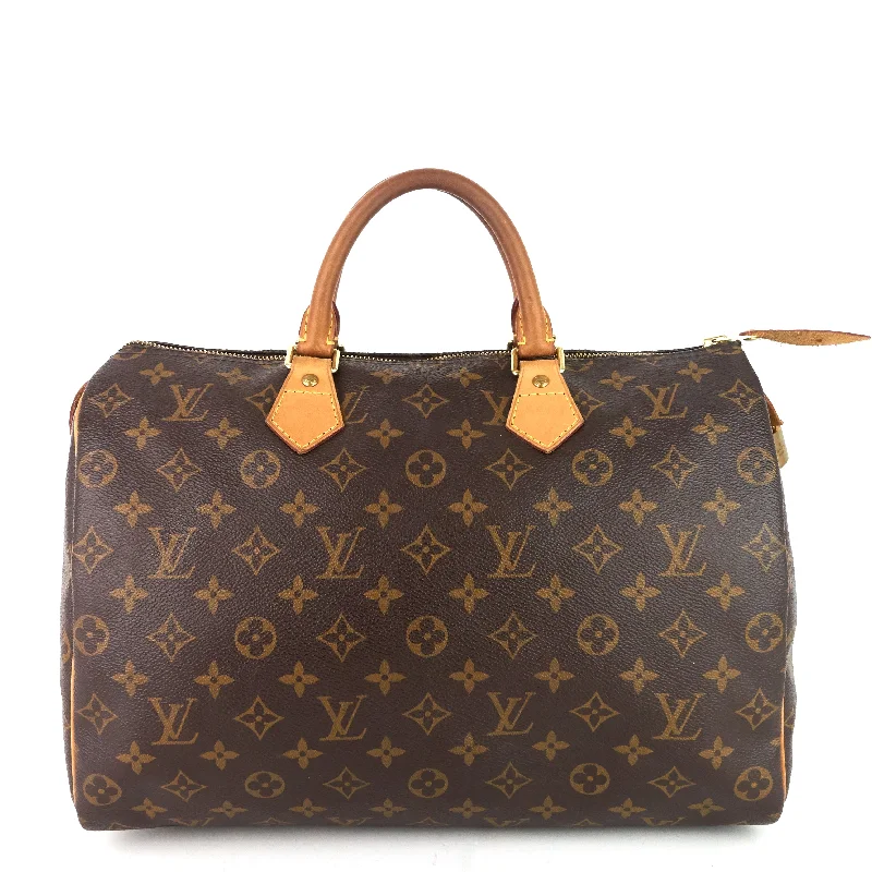 Louis Vuitton bags with a zippered interior pocket for better organizationSpeedy 35 Monogram Canvas Bag