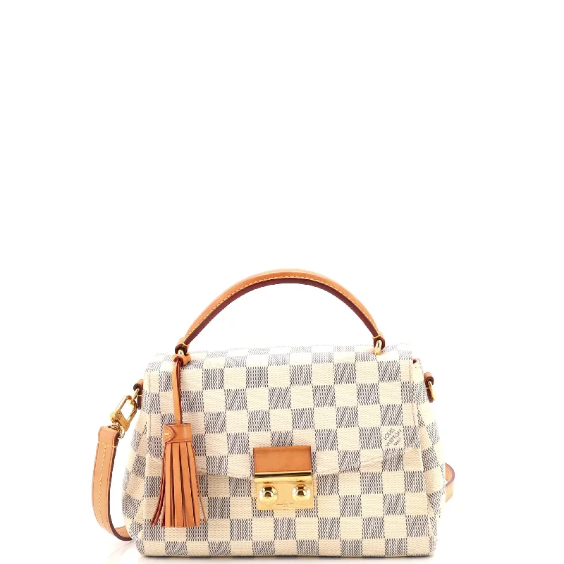 Louis Vuitton backpacks with a padded laptop compartment for travelCroisette Handbag Damier