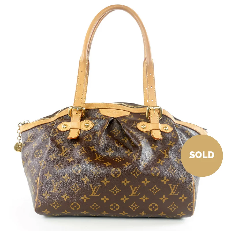 Louis Vuitton handbags with a metal - framed clasp for durabilityTivoli GM Monogram Canvas Handbag