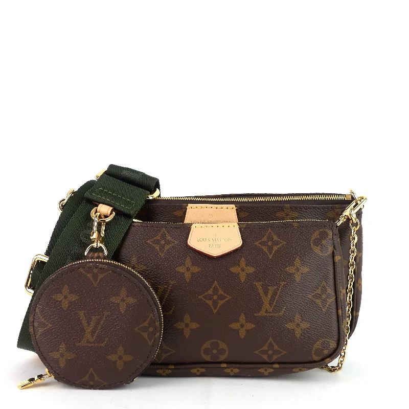 Louis Vuitton Alma bags with a leather - wrapped handle for a luxurious feelMulti Pochette Accessoires Monogram Canvas Bag