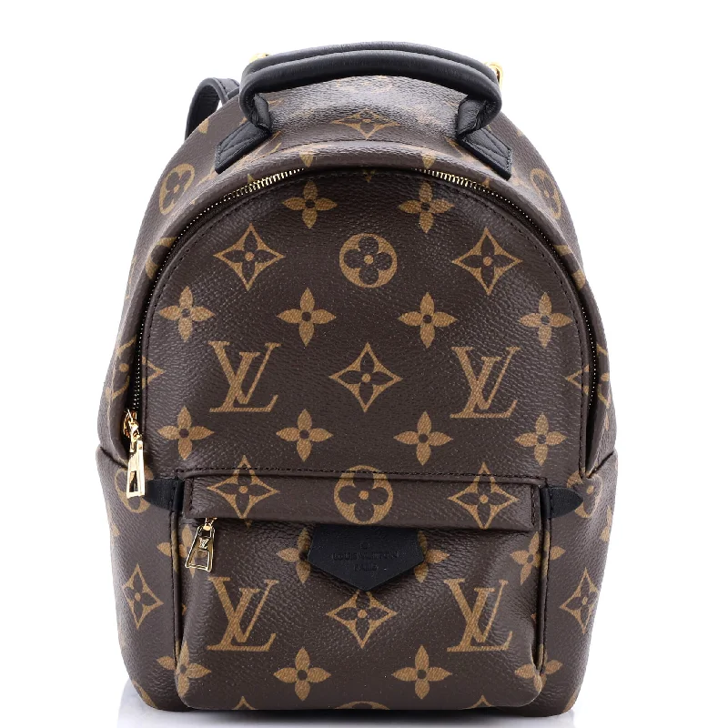 Louis Vuitton bags with a zippered interior pocket for better organizationPalm Springs Backpack Monogram Canvas Mini