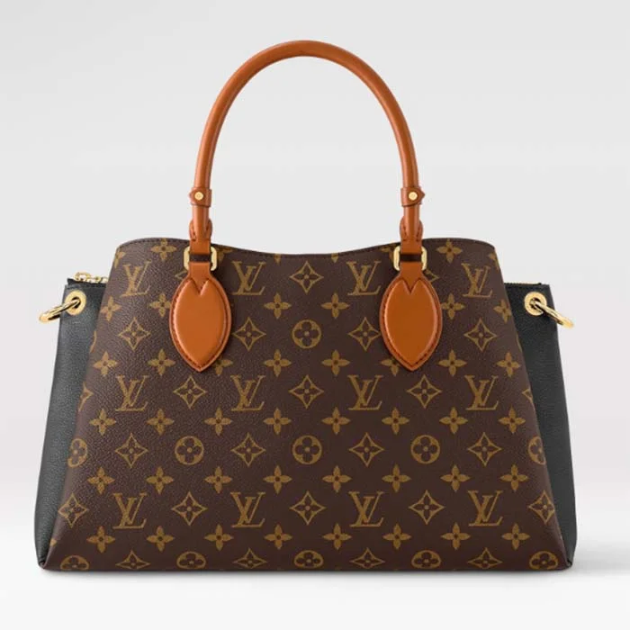 Louis Vuitton bags with a detachable mobile phone holder for convenienceLouis Vuitton LV Women Vendôme MM Black Cowhide Leather Monogram Coated Canvas