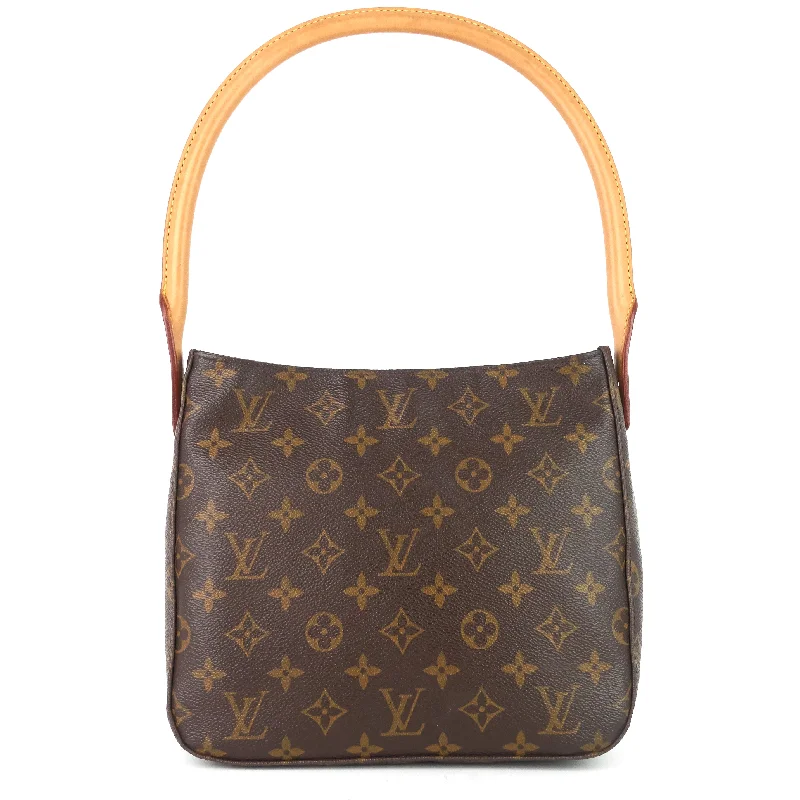 Louis Vuitton crossbody bags with a printed floral pattern for femininityLooping MM Monogram Canvas Bag