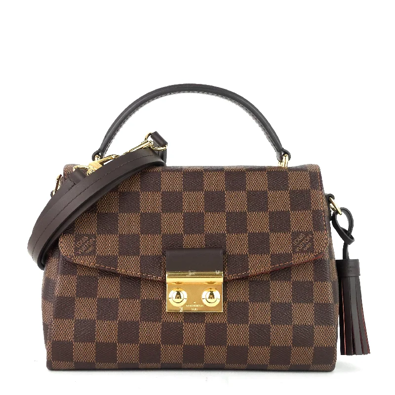 Louis Vuitton Speedy bags in monogram canvas for a classic lookCroisette Damier Ebene Canvas Bag