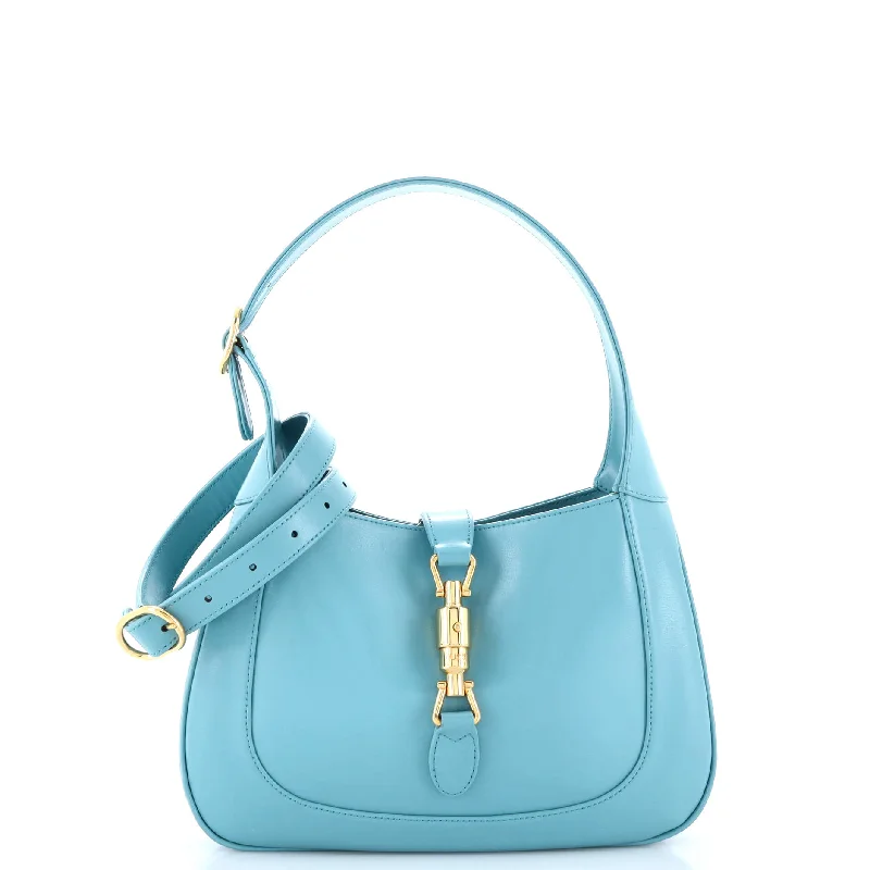 Women Gucci bags with interlocking G hardware for a classic lookJackie 1961 Hobo Leather Small