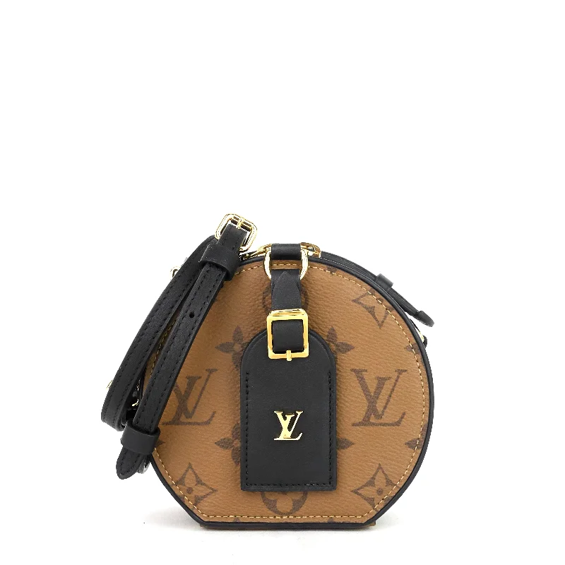 Medium - sized Louis Vuitton tote bags for work and shoppingMini Boîte Chapeau Monogram Reverse Canvas Bag