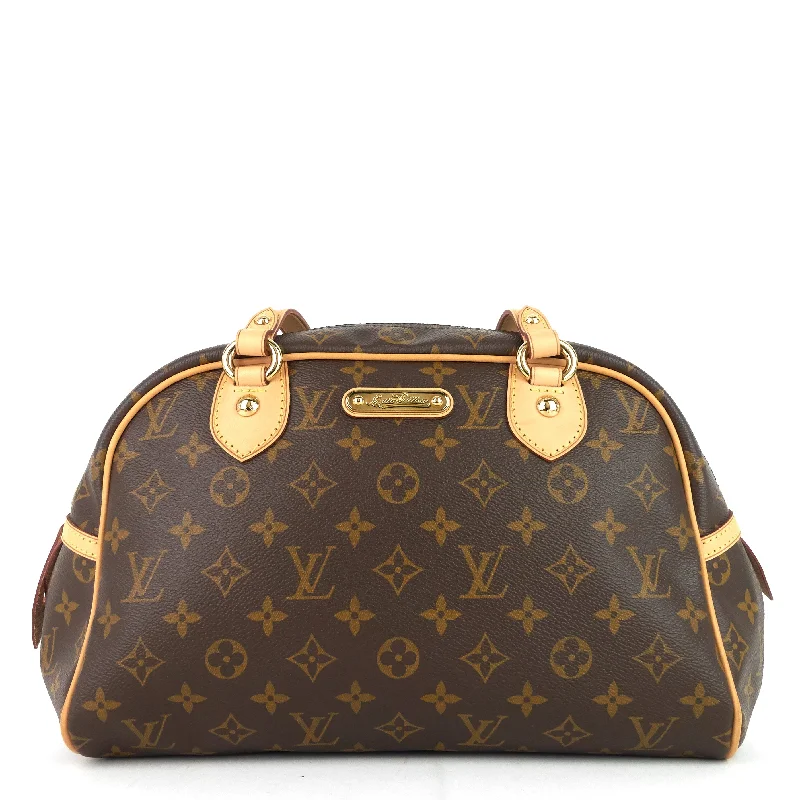 Louis Vuitton tote bags with a double - handle and shoulder - strap optionMontorgueil PM Monogram Canvas Bag