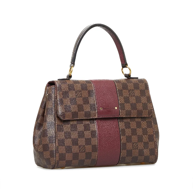 Louis Vuitton Twist bags with a contrast - colored interior for visual interestLOUIS VUITTON Damier Ebene Bond Street Satchel