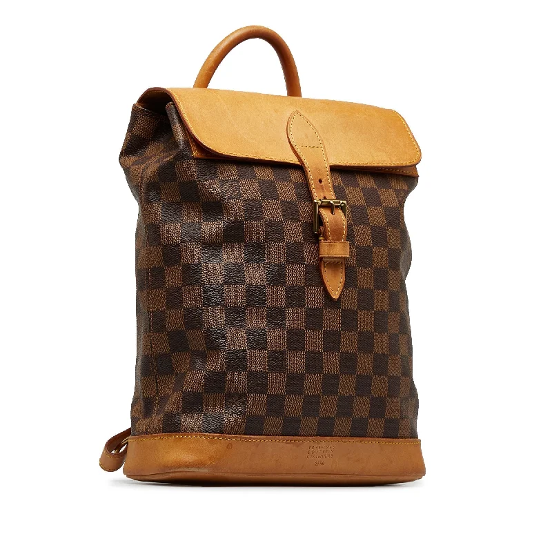 Louis Vuitton crossbody bags with a keychain holder for practicalityLOUIS VUITTON Damier Ebene Arlequin Soho Backpack