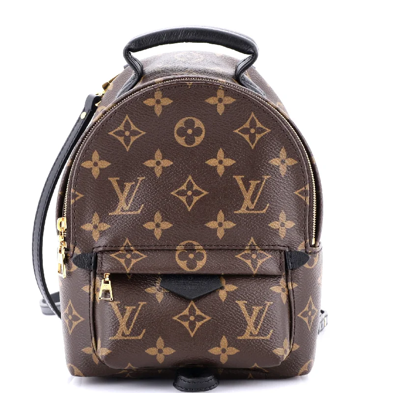 Louis Vuitton bags with a detachable mobile phone holder for conveniencePalm Springs Backpack Monogram Canvas Mini