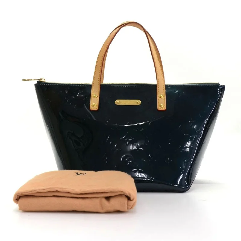 Louis Vuitton tote bags with a water - resistant coating for outdoor useBellevue PM Patent Leather Handbag