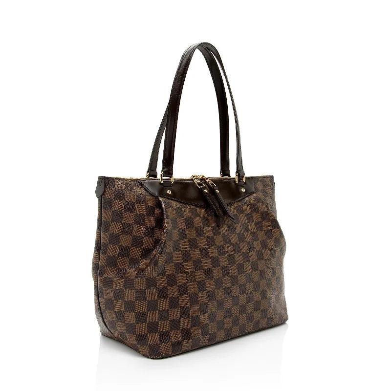 Louis Vuitton backpacks with a multi - pocket organization for functionalityLouis Vuitton Damier Ebene Westminster GM Tote (cAUUIe)