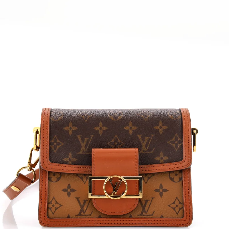 Louis Vuitton crossbody bags with a keychain holder for practicalityDauphine Shoulder Bag Reverse Monogram Canvas Mini