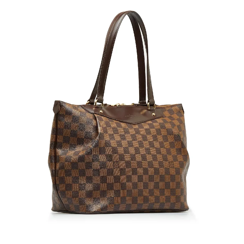 Louis Vuitton backpacks with a hidden back pocket for securityLouis Vuitton Damier Ebene Westminster GM (OJtvy2)