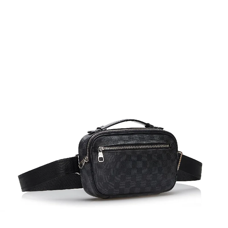 Louis Vuitton handbags with a beaded trim for a touch of glamourLouis Vuitton Damier Graphite Ambler (Pc0ezK)