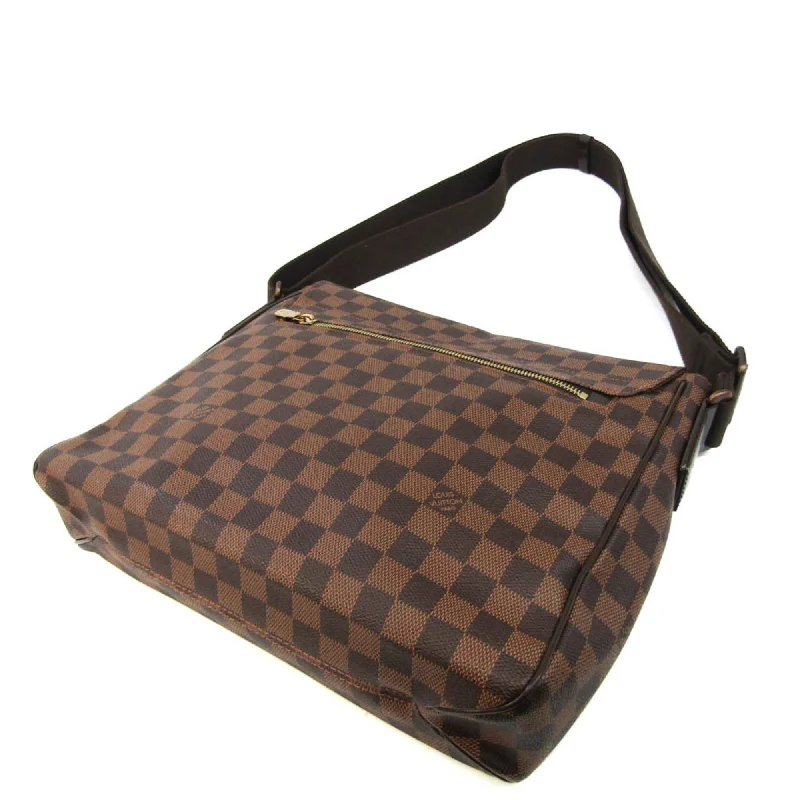 Louis Vuitton tote bags with a spacious interior and multiple pocketsLOUIS VUITTON Damier District MM N41212 Men,Women Shoulder Bag Ebene