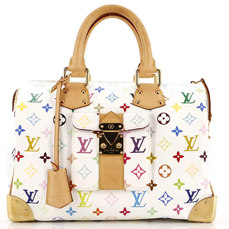 Louis Vuitton backpacks with a multi - pocket organization for functionalitySpeedy Handbag Monogram Multicolor 30