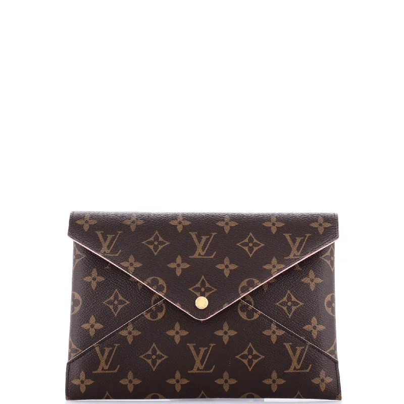 Ladies Louis Vuitton shoulder bags with a tassel decoration for charmKirigami Pochette Set Monogram Canvas