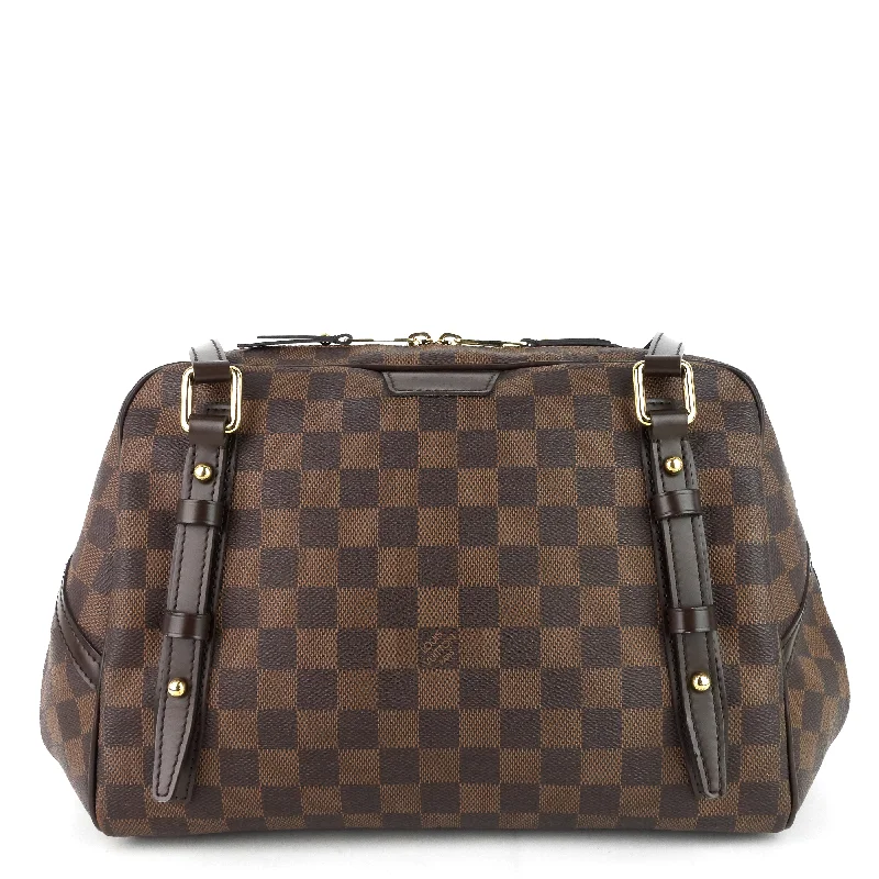 Louis Vuitton crossbody bags with a keychain holder for practicalityRivington GM Damier Ebene Canvas Bag