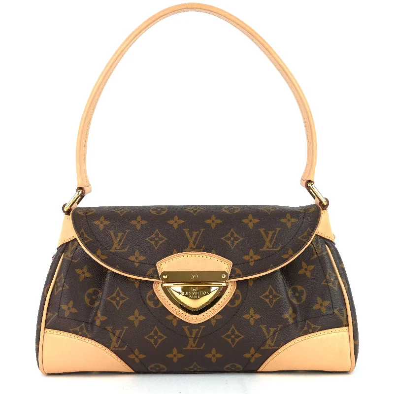 Louis Vuitton crossbody bags in a bold red color for a statementBeverly MM Monogram Canvas Bag