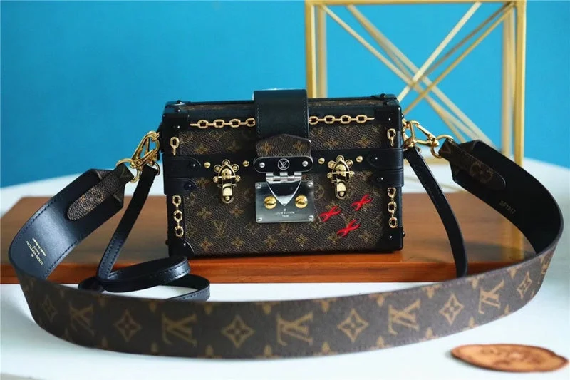 Louis Vuitton bags with a chain - link trim and a leather body for a modern edgeBC - Louis Vuitton Bags - 7455