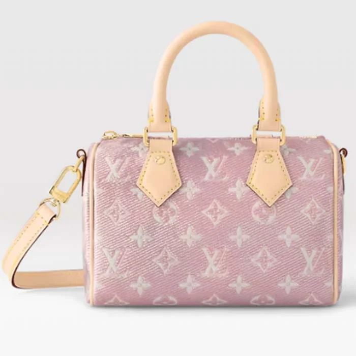 Louis Vuitton backpacks with a sleek, minimalist design for styleLouis Vuitton LV Women Seedy Bandoulière 20 Pink Monoglam Rose Monoglam Coated Canvas