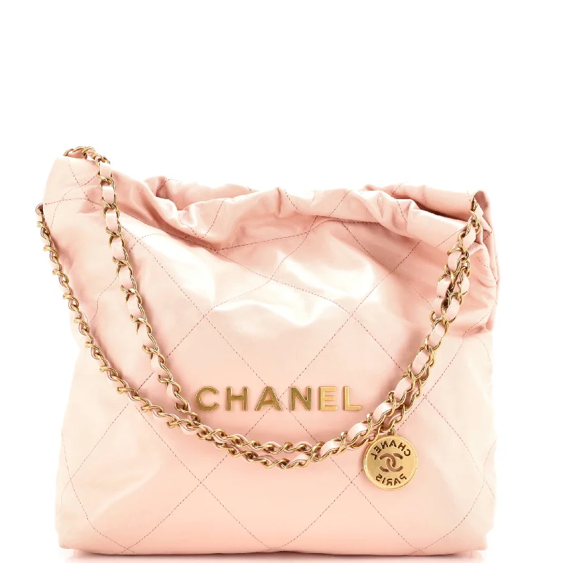 Chanel Small Crossbody Bag for Travel22 Chain Hobo Quilted Calfskin Small