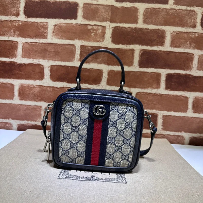 Women Gucci Sylvie bags with a monogram - embossed leatherWF - Gucci Bags - 193