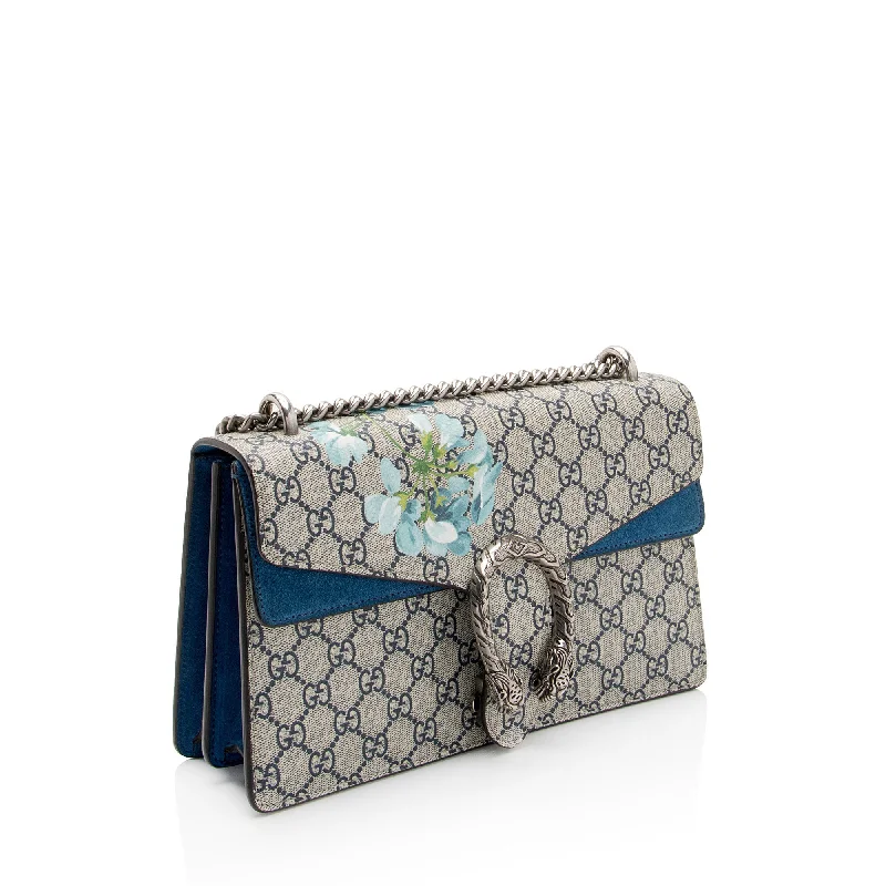 Ladies Gucci shoulder bags with a magnetic - closure flapGucci GG Supreme Blooms Dionysus Small Shoulder Bag (X2N0d4)