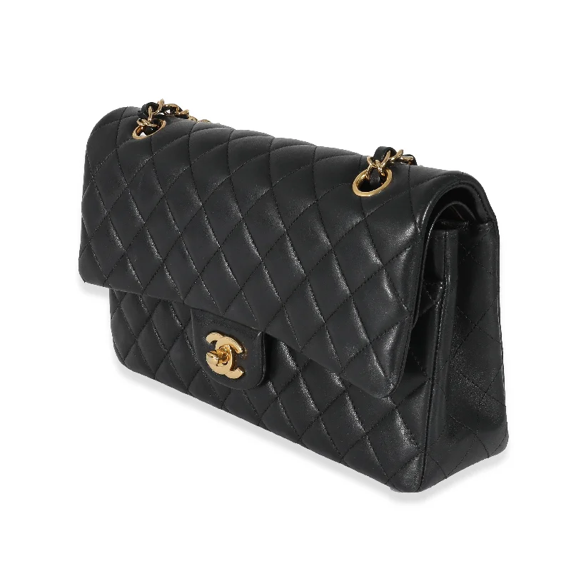 Chanel Colorful Handbag for Spring OutfitsChanel Black Lambskin Medium Classic Double Flap Bag