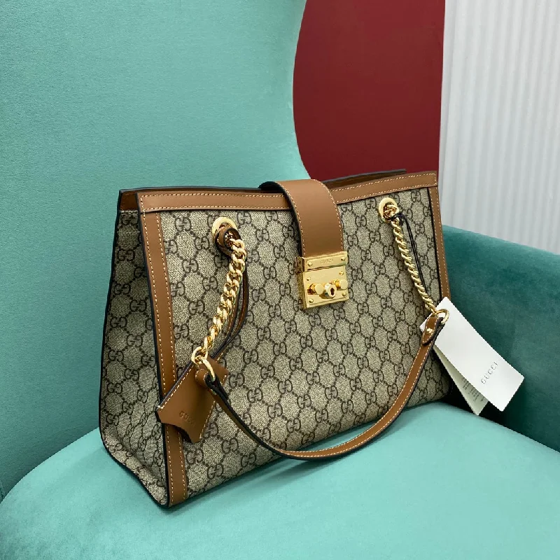 Ladies Gucci Dionysus bags with a chain - link shoulder strapGucci Padlock GG Medium Shoulder Bag