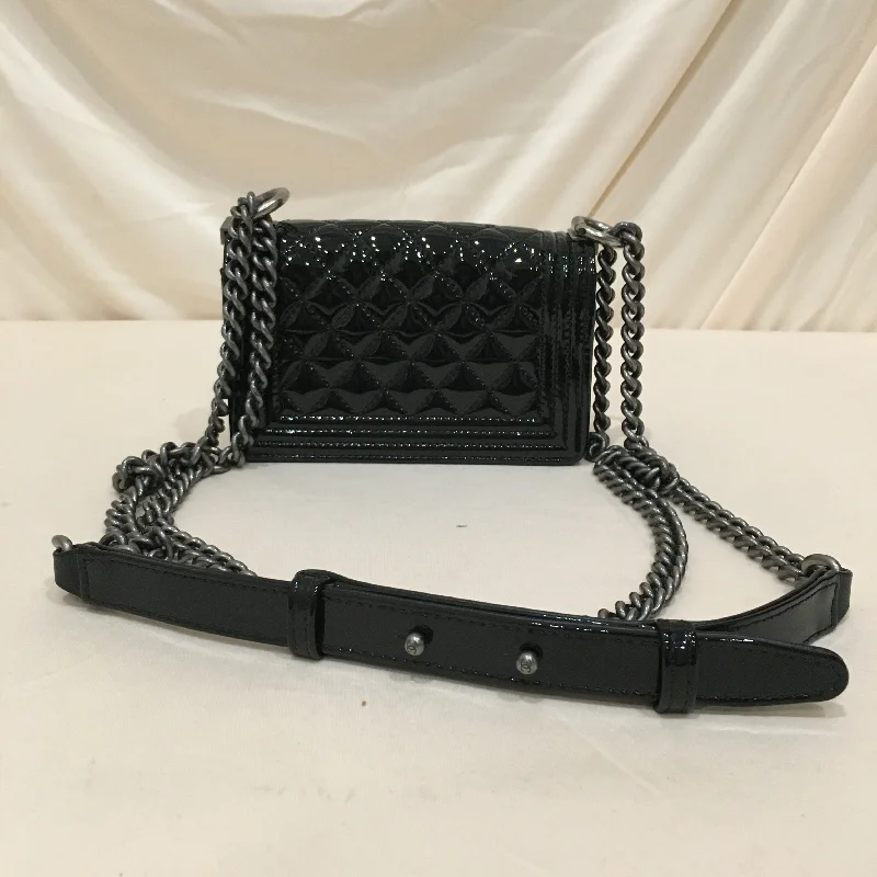 Chanel Medium Tote Bag for Office LadiesChanel Black Patent Super Mini Boy Shoulder Bag Sku# 76305