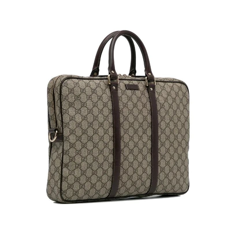 Women Gucci Sylvie bags with a detachable ribbon detailGucci GG Supreme Business Bag (IwhYKL)