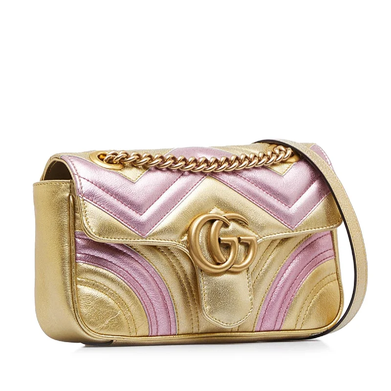 Small - sized Women Gucci shoulder bags for evening outingsGucci GG Marmont Matelasse Crossbody Bag (IzbFlG)