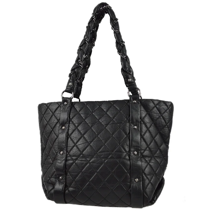 Chanel Medium Tote Bag for Office LadiesChanel 2005-2006 Black Nylon Tote Handbag