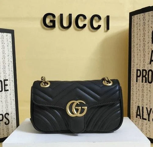 Gucci Dionysus bags for women with tiger - head claspsWomen's Gucci GG Marmont matelassé mini bag