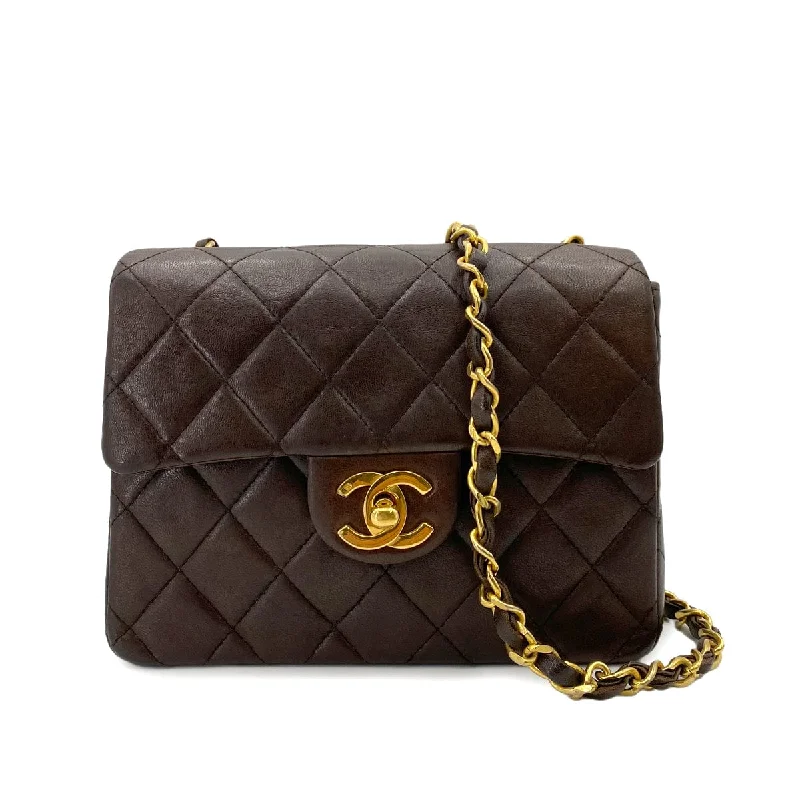 Chanel Vintage Inspired Handbag for Retro LoversChanel Vintage Mini Square Brown Lambskin GHW #0 90241704