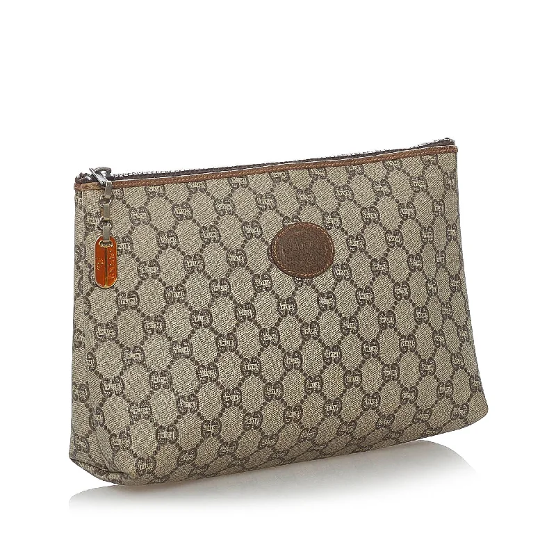 Gucci Dionysus bags for women with tiger - head claspsGucci GG Supreme Clutch Bag (30889)