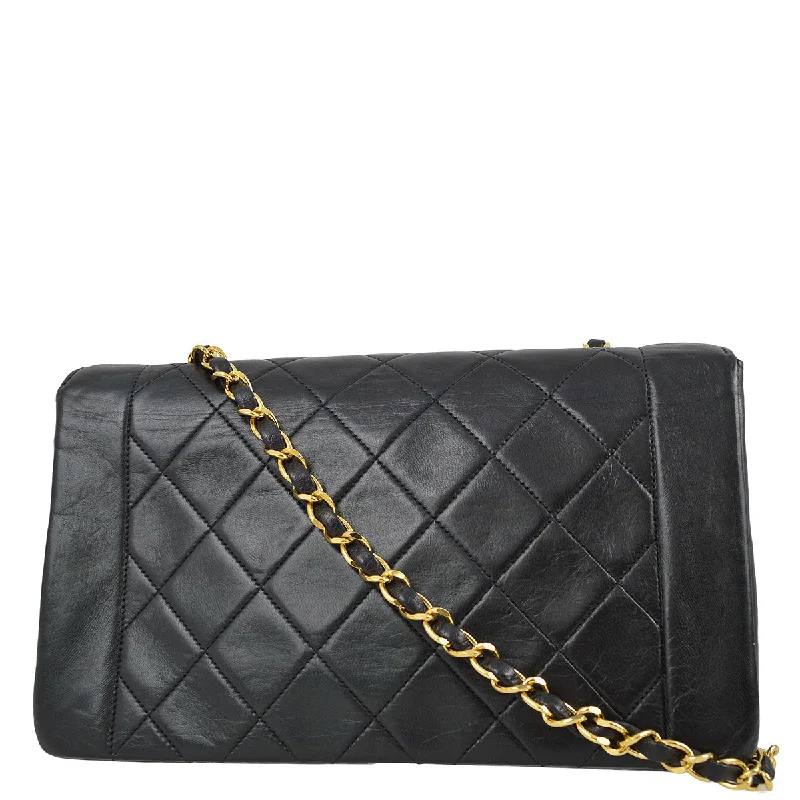 Chanel Limited Edition Handbag for CollectorsChanel 1989-1991 Black Lambskin Medium Border Flap Bag